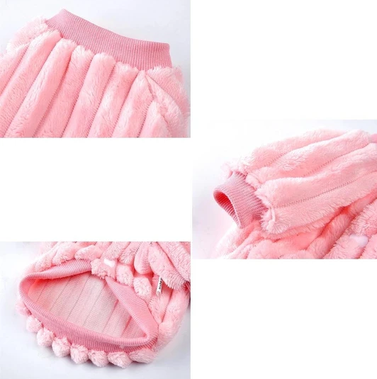 Chaqueta De Peluche Para Perro Y Gato