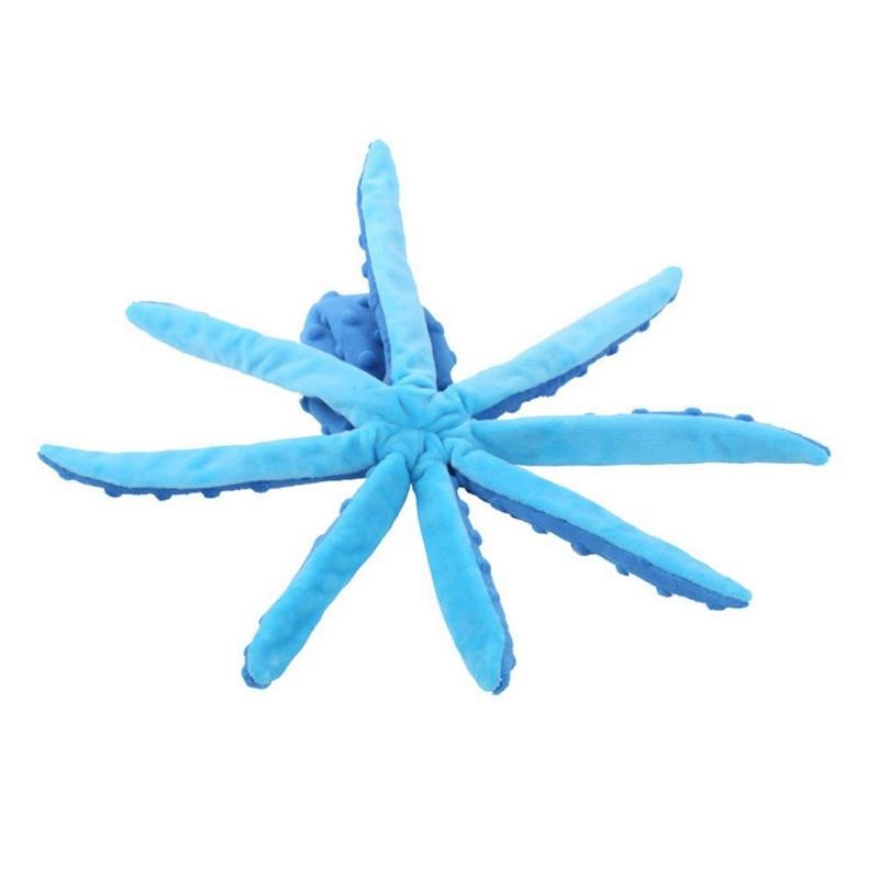 Juguete Para Perro Pulpo De Peluche Con Silbato Interno