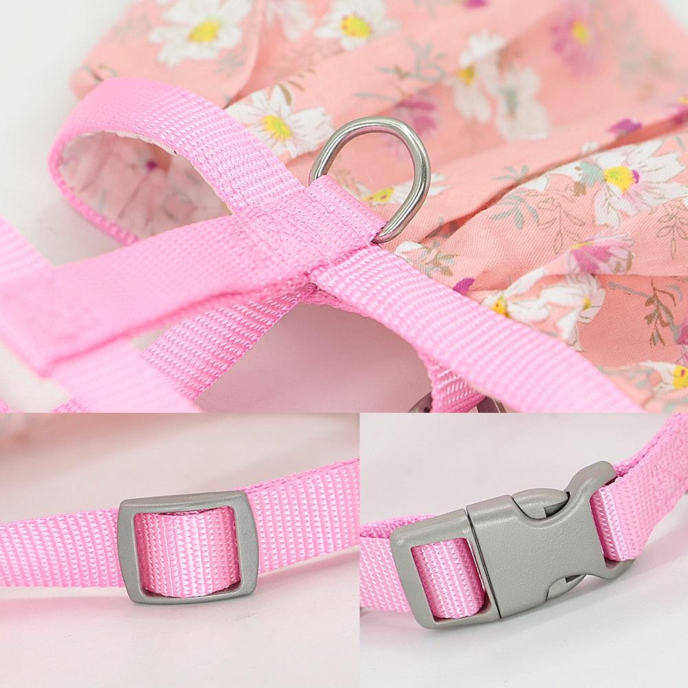Arnés Vestidito Para Perro y Gato