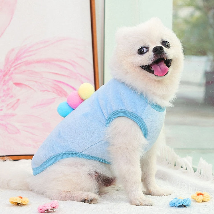 Chaleco de Lana con Aplicación de Helado