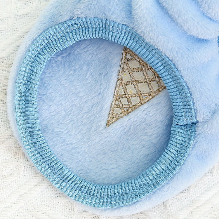 Chaleco de Lana con Aplicación de Helado