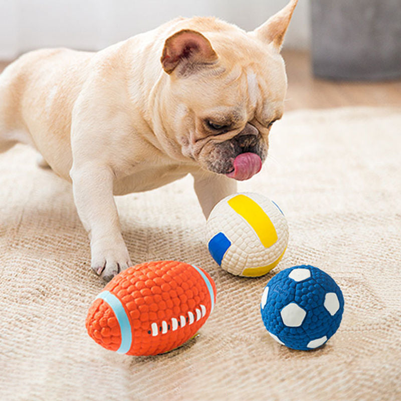 Juguete Bola Resistente para Mascotas con Costura Reforzada