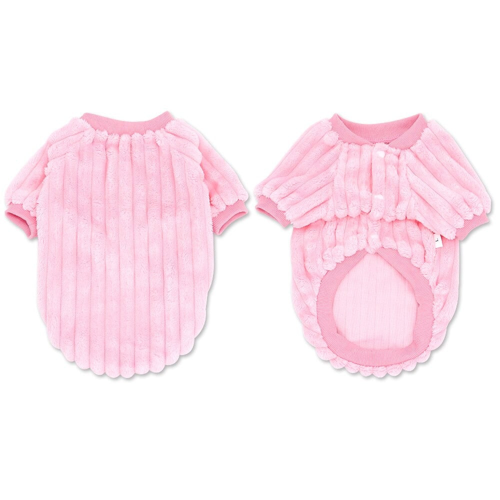 Chaqueta De Peluche Para Perro Y Gato