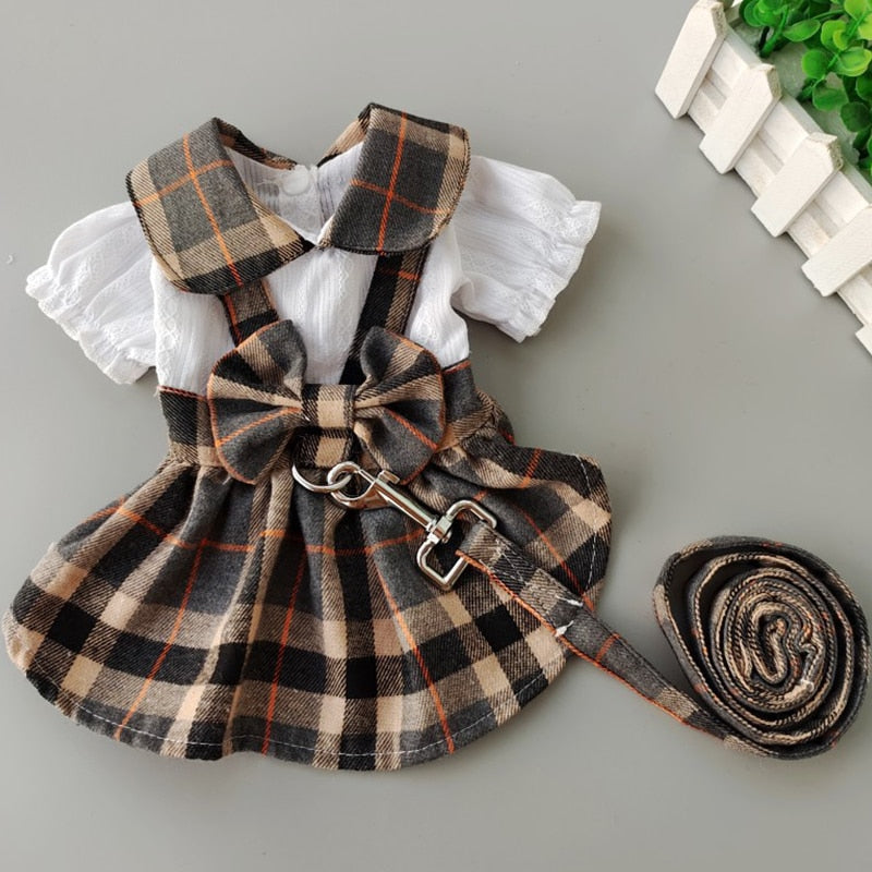 Vestido Jardín Lazo con Correa