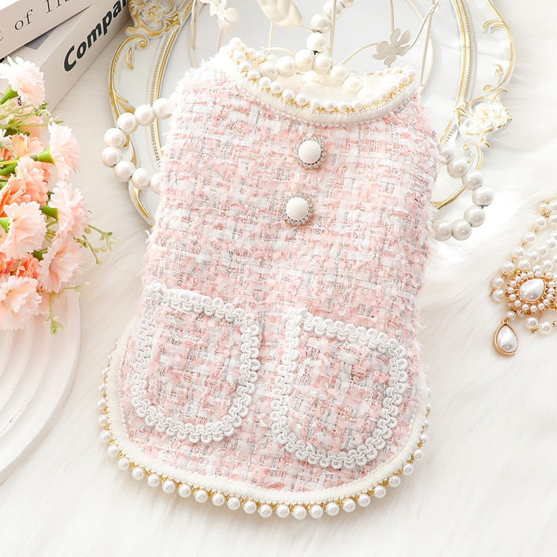 Chaleco Rosado Perla
