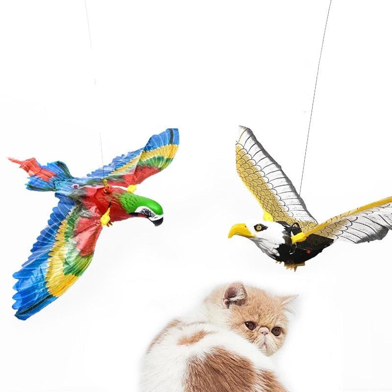 Juguete Para Gato Simulador De Pájaro Eléctrico