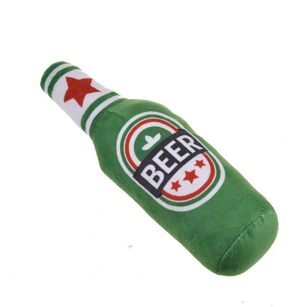 Peluche Para Mascotas Tipo Botella