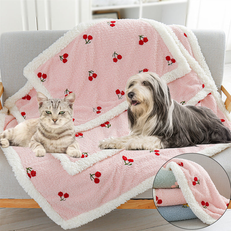 Manta Fluffy Cherry Para Perro y Gato