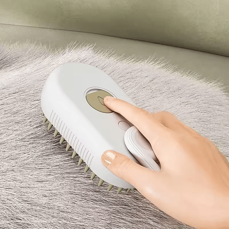 Cepillo Removedor de Pelo a Vapor para Mascotas