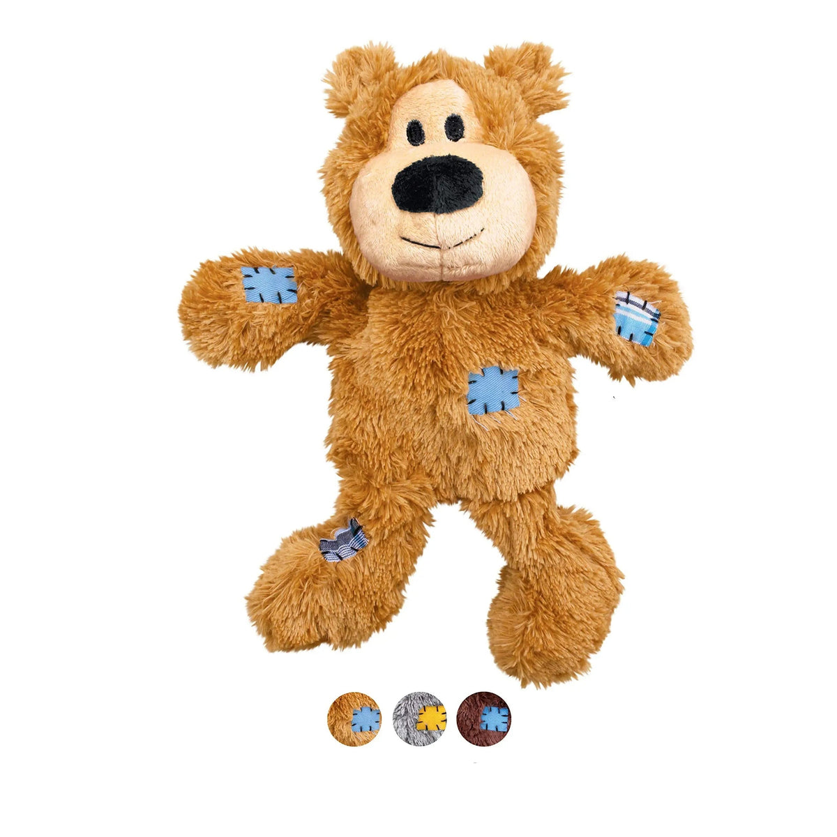 Juguete de Peluche Kong Wild Bear - Oso de Peluche con Cuerda Indestructible